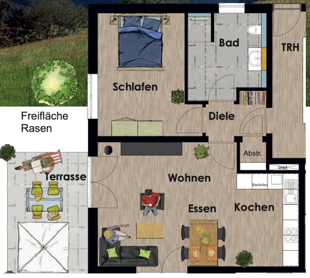 Fuchsbau Apartment Baiersbronn Ngoại thất bức ảnh